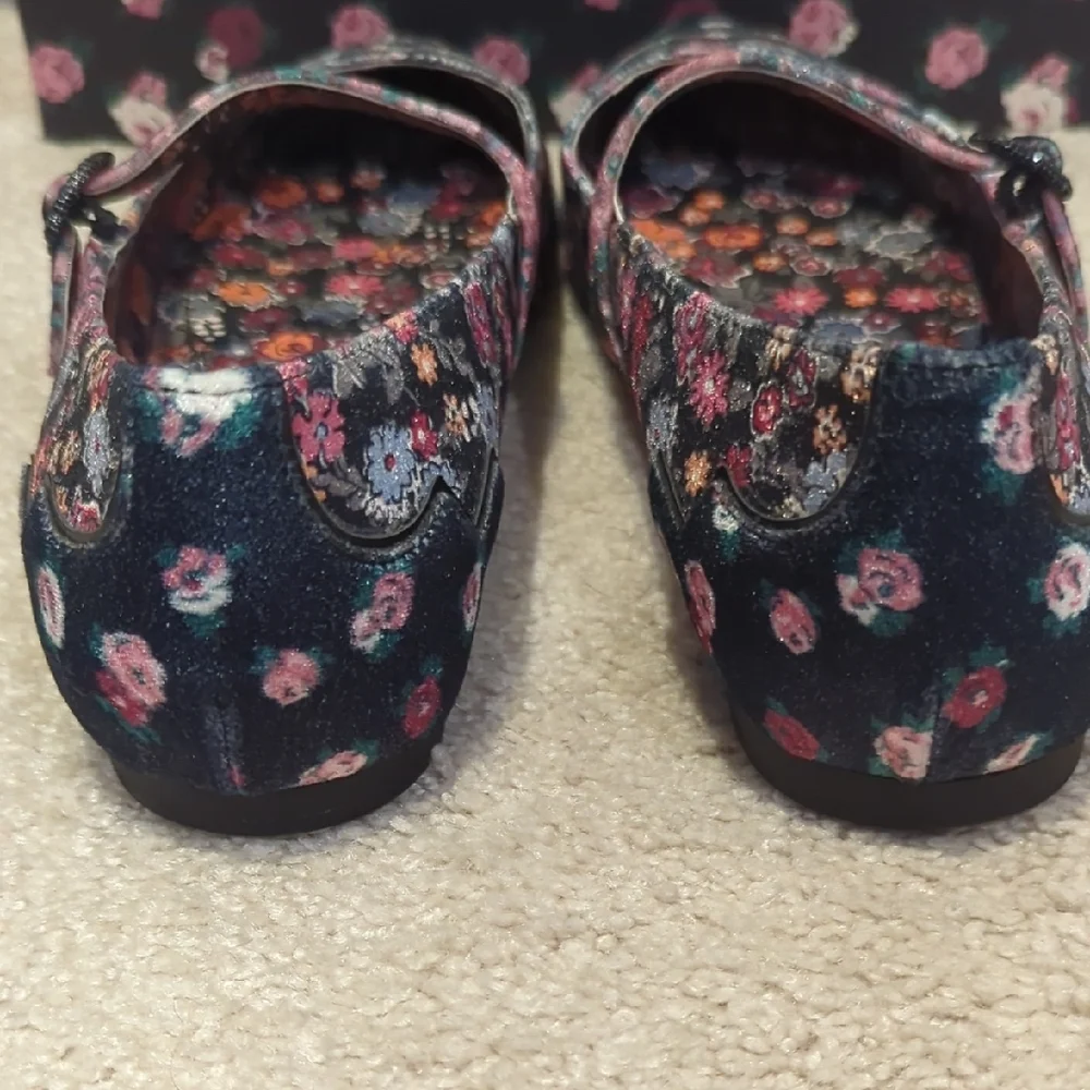 Coach X Tabitha Simmons Multicolor Size 8 Floral Flats - Picture 3 of 13